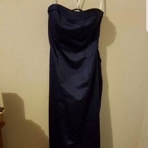Navy Blue David's Bridal Dress